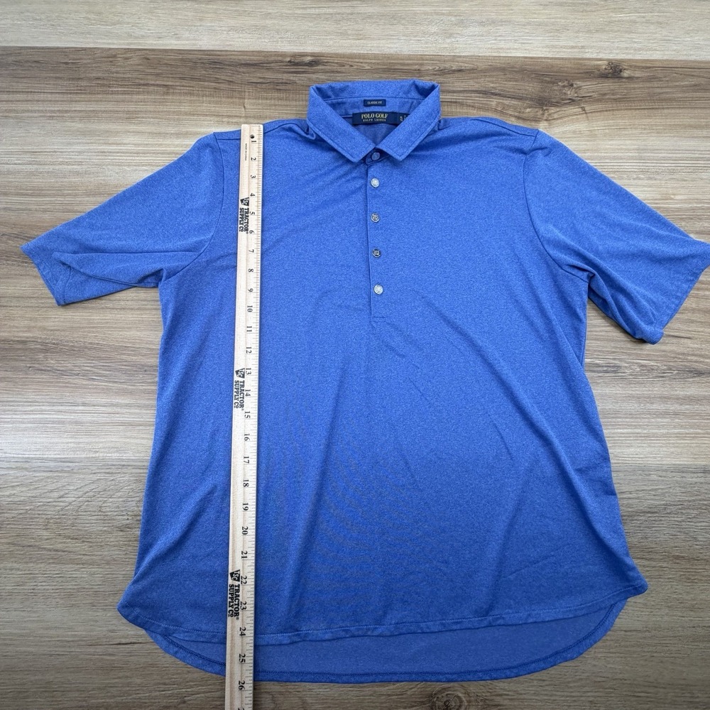 Polo Ralph Lauren Men's Blue Polo Shirt Size XL Short Sleeve Metal Button Golf - Picture 7 of 7